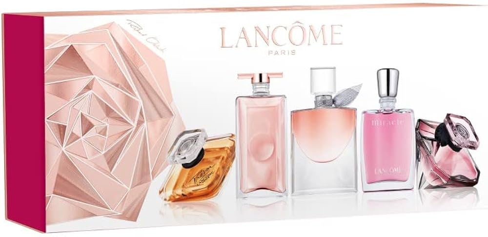 Lancôme Miniature Fragrances Gift Set 5ml EDP Idôle + 4ml EDP La Vie Est Belle + 7.5ml EDP Trésor + 5ml EDP Miracle + 5ml La Nuit Tresor EDP Women's Fragrance