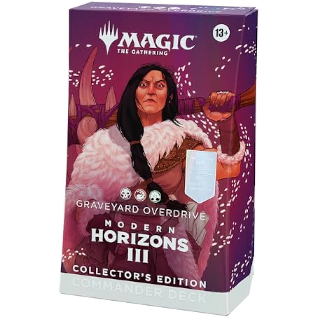 Magic: The Gathering Modern Horizons 3 Commander Deck: Collector’s Edition - Graveyard Overdrive (100-Card Ripple Foil Deck, 2-Card Collector Booster Sample Pack + Accessories) (English Version)