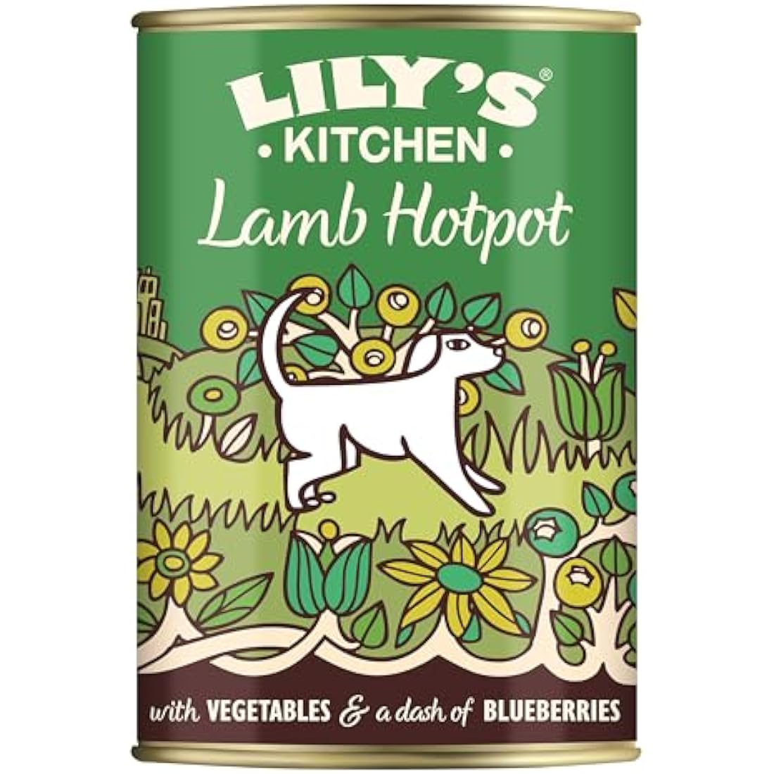 Lily's Kitchen Natural Adult Dog Food Wet Tins - Lamb Hotpot - Complete Meal Recipes (6 Tins x 400g)