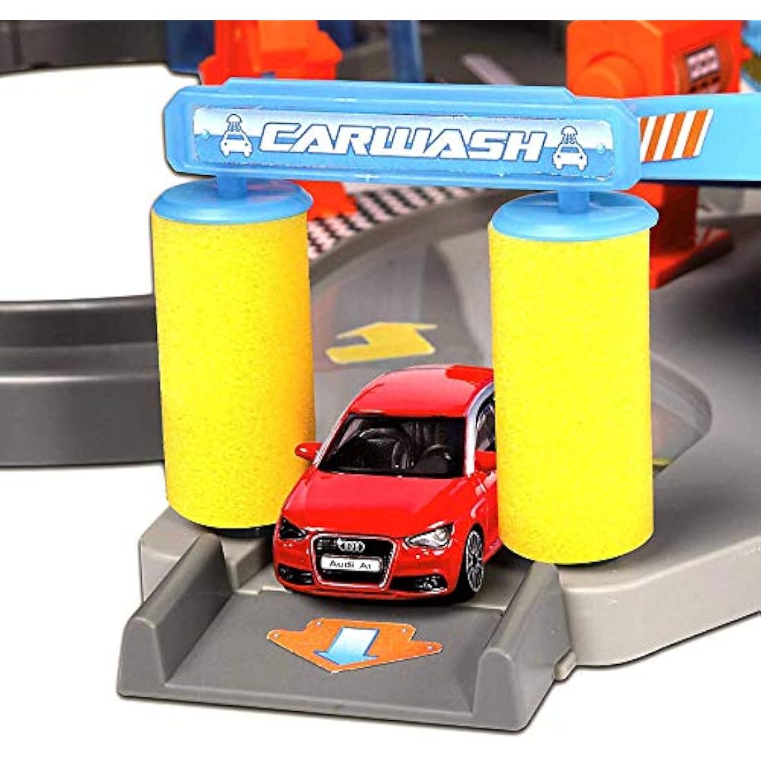 Bburago B18-30031 1:43 Street FIRE MEGA Dealer Showroom Garage, Assorted Colours, Scale,18-30031