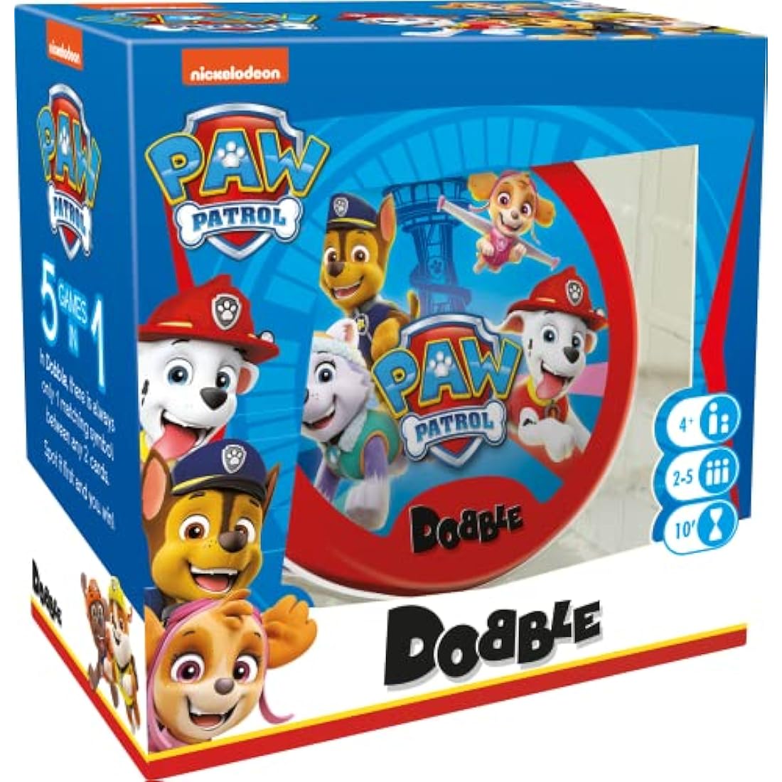 Asmodee Dobble Paw Patrol Card Game Ages 4+ 2-5 Players 10 Minutes Playing Time