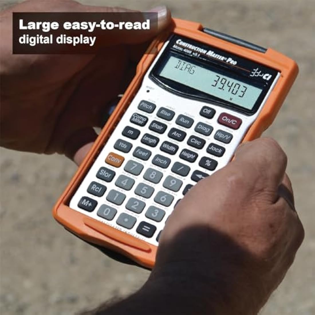 Calculated Industries 4065 Construction Master Pro,Estimators,Builders, Framers,Remoders and Carpenters,Silver