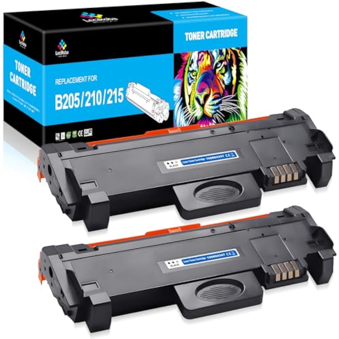 LeciRoba B205 B210 B215 (3000 pages) Replacement for Xerox 106R04347 106R04346 Toner Cartridge, Use with Xerox B205 B205MFP B205NI B210 B210DNI B215 B215MFP B215DNI (2-Black)