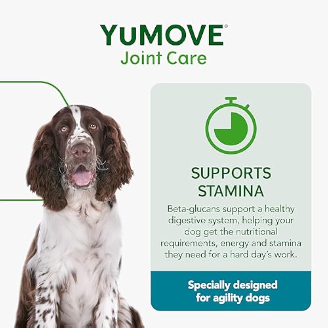 YuMOVE Joint Supplement for Working Dogs, Joint Care, Essential Dog Hip and Joint Aid with Glucosamine, Chondroitin, Green Lipped Mussel, All Ages and Breeds, 480 Tablets