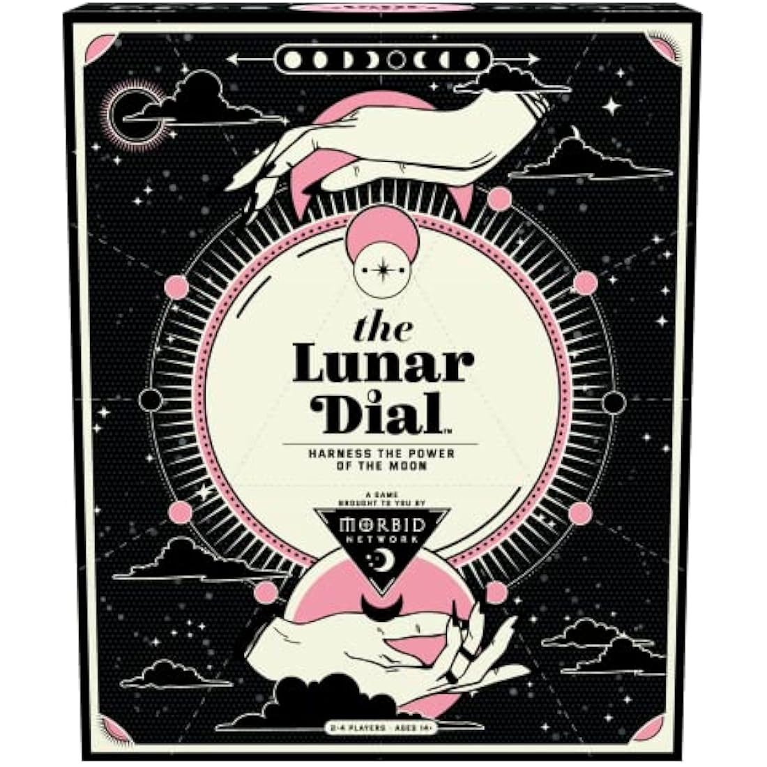 The Morbid Network Presents: The Lunar Dial | Harness the Power of the Moon | Strategy Board Games for Adults | For 2-4 Players | Ages 14+