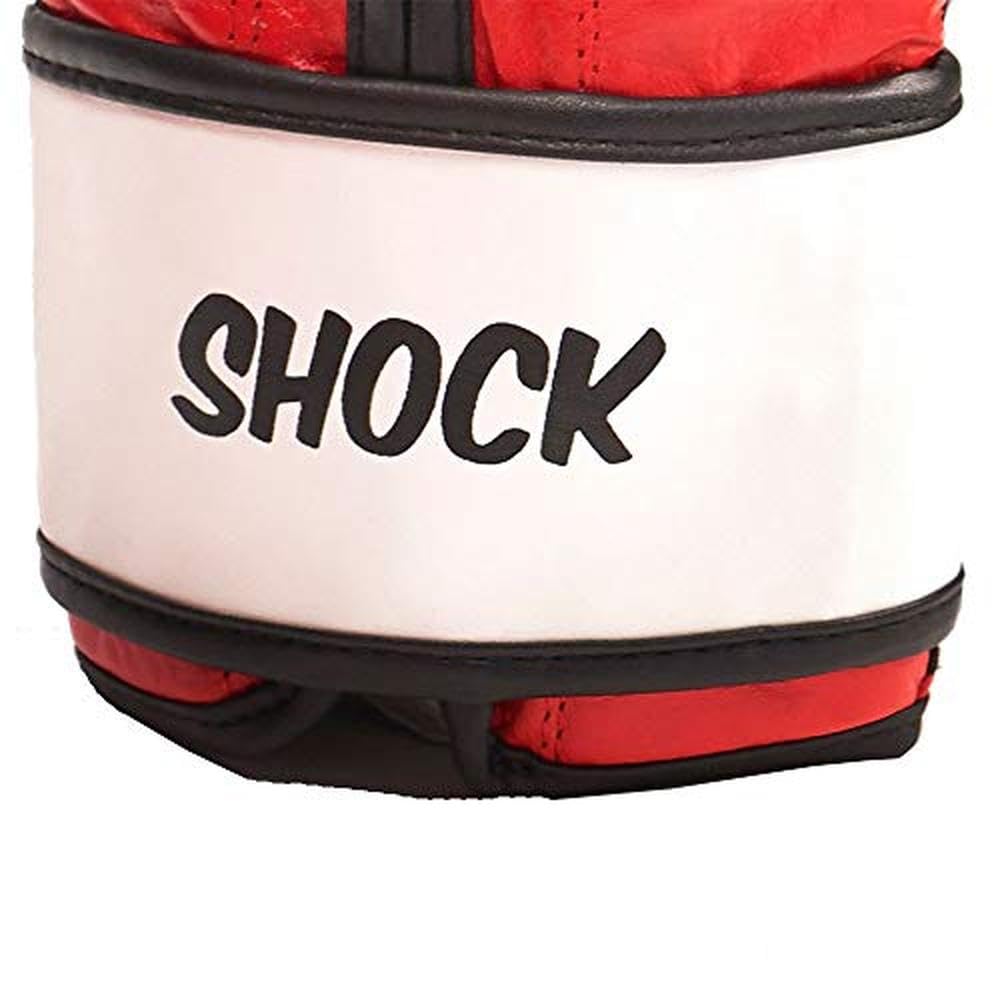 LEONE 1947, Shock Boxing Gloves, Unisex Adult, Red, 16 OZ, GN047