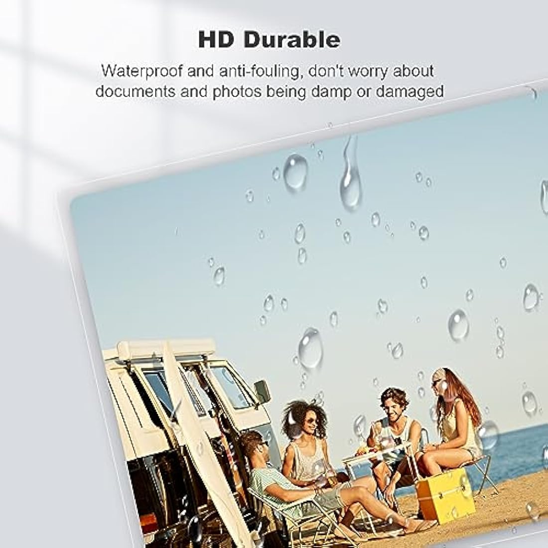 Bonsaii A4 Laminating Pouches, 100 Sheets, 160 Microns (2×80 Microns), Glossy Finish, Clear and Durable, Ideal for Notices and Photos (LP100-A4)