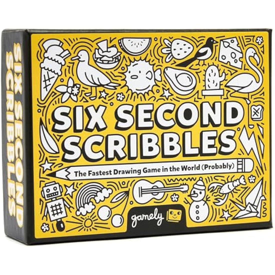 Six Second Scribbles: The frantically fast and fantastically fun drawing game | A family friendly party game for children, teens and adults (Six Second Scribbles)