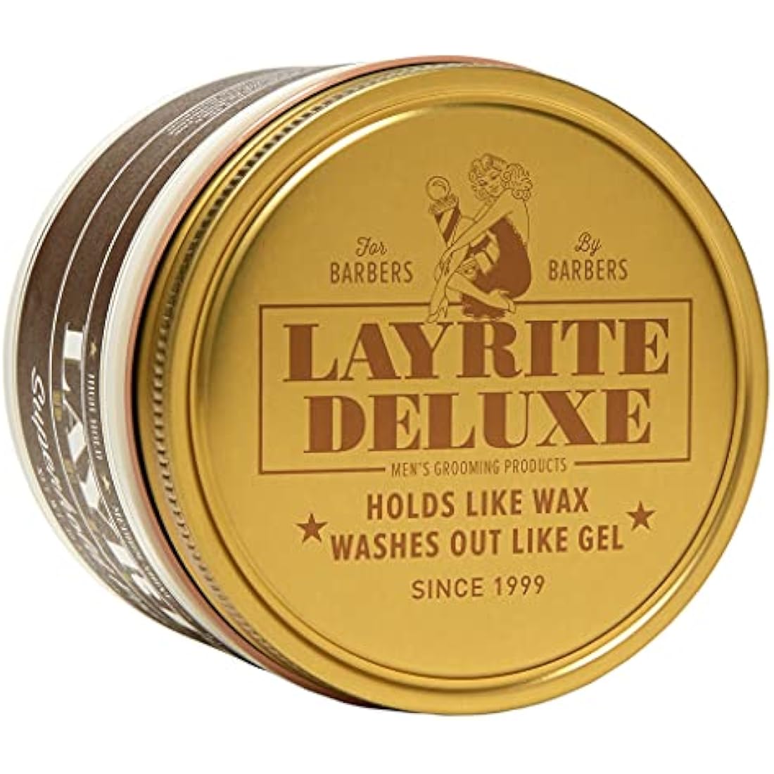 Layrite Superhold Pomade 297g | High Hold | Water Soluble | Medium Shine