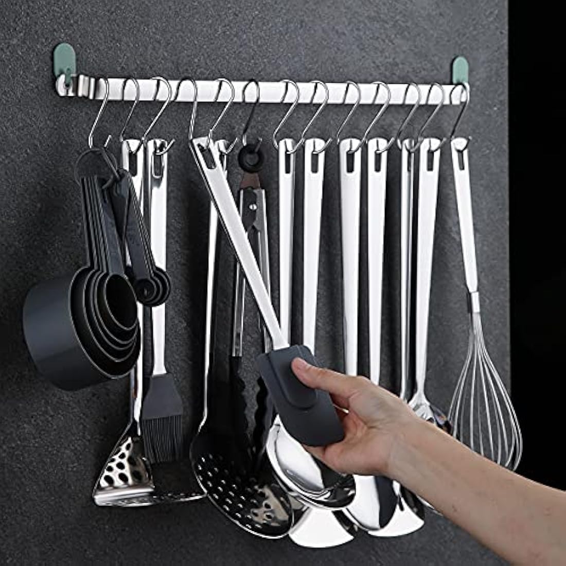 Stainless Steel Cooking Utensils Set,Kyraton 37 Pieces Kitchen Utensils Set,Kitchen Gadgets Cookware Set,Kitchen Tool Set with Utensil Holder Non-Stick and Heat Resistant.Dishwasher Safe