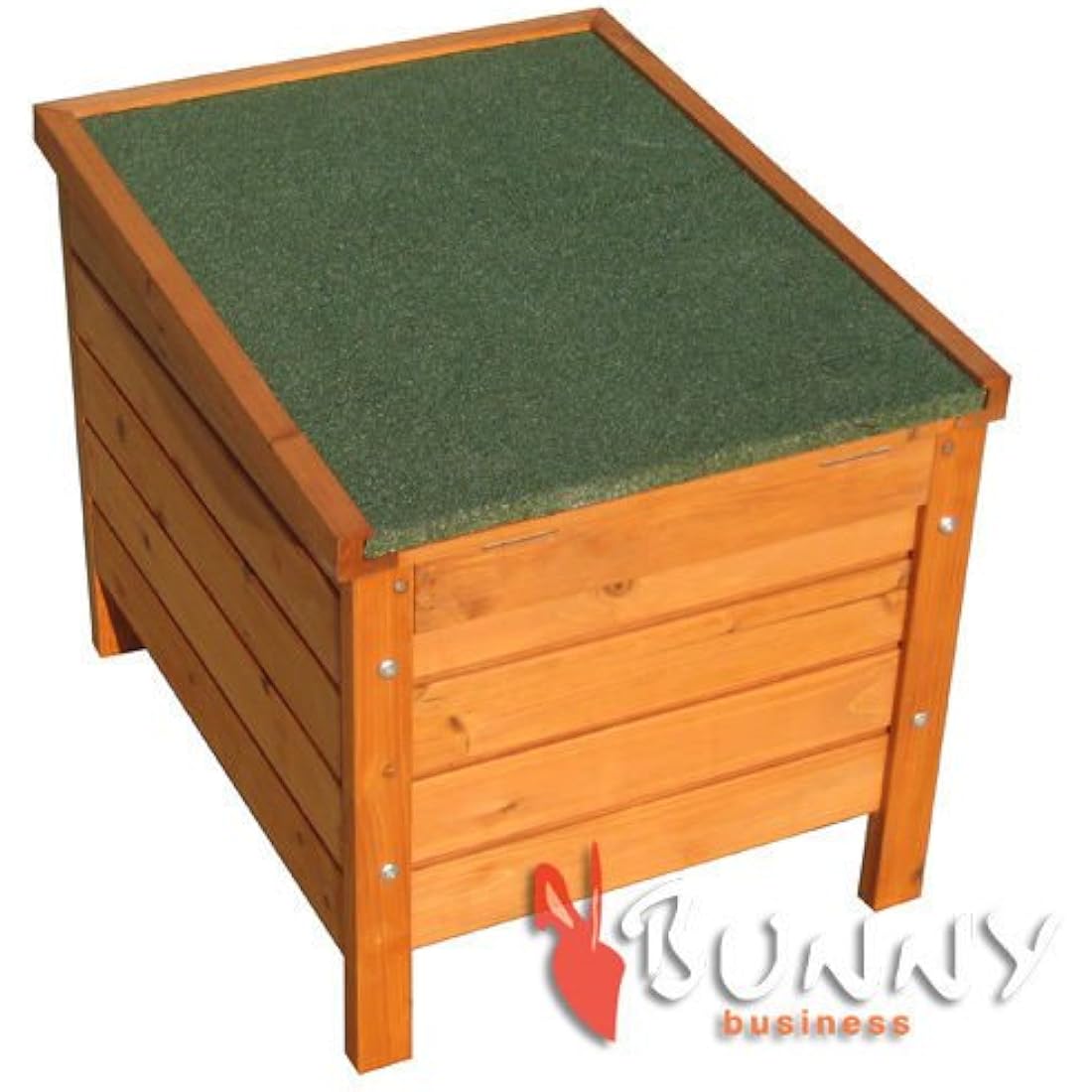Bunny Business Cat/Puppy/Rabbit/Guinea Pig Wooden Hide House, 51 x 44 x 42cm, Natural