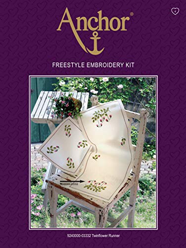 Anchor ETW08 Embroidery Kit: Spring Flower: Tablecloth, Multi, 80 x 80cm