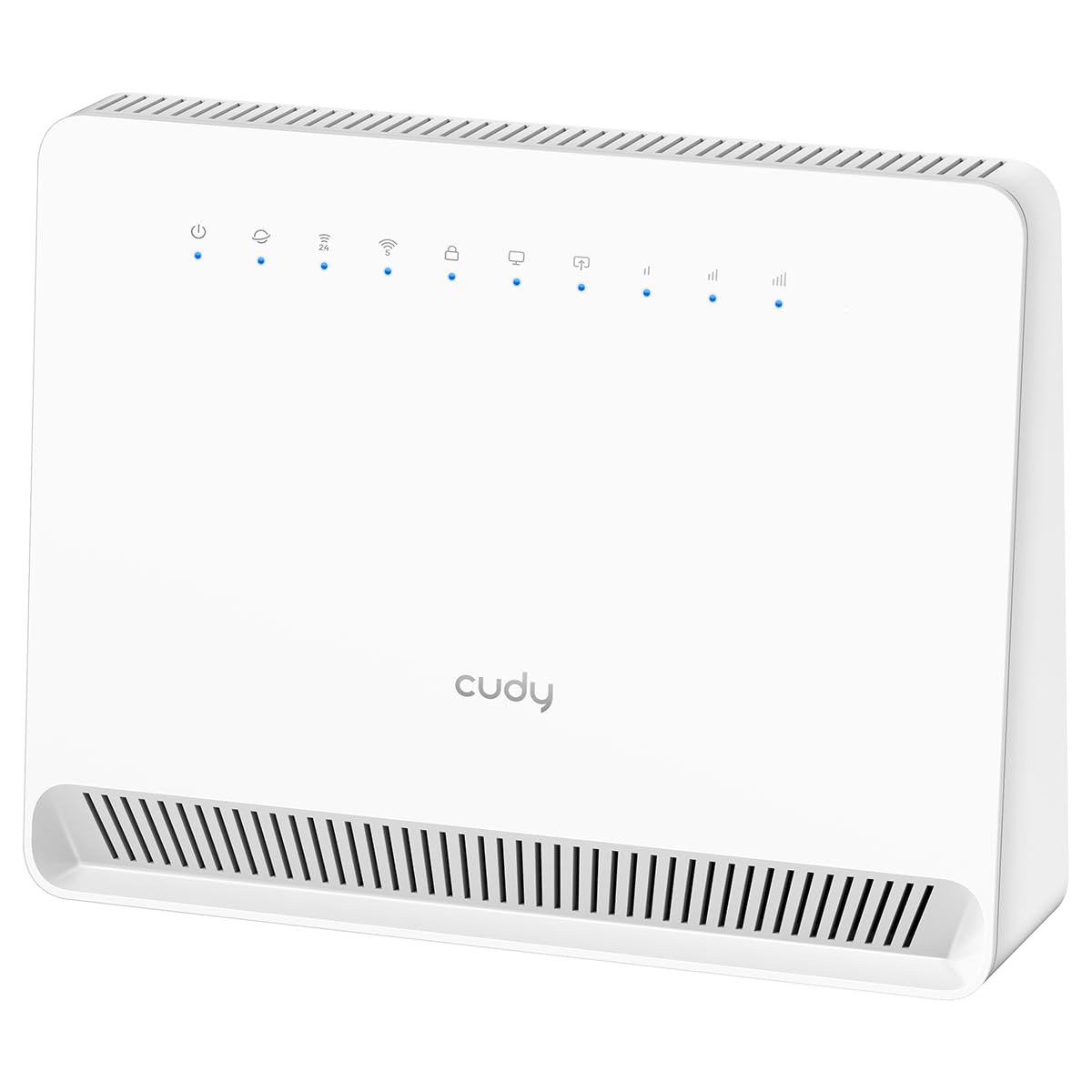 Cudy Unlocked 4G LTE Router Cat 4 Fast Modem Router with SIM Card Slot, AC1200 WiFi, OpenVPN, Wireguard, IPsec, VPN Client, Antennas Interno, Mesh,