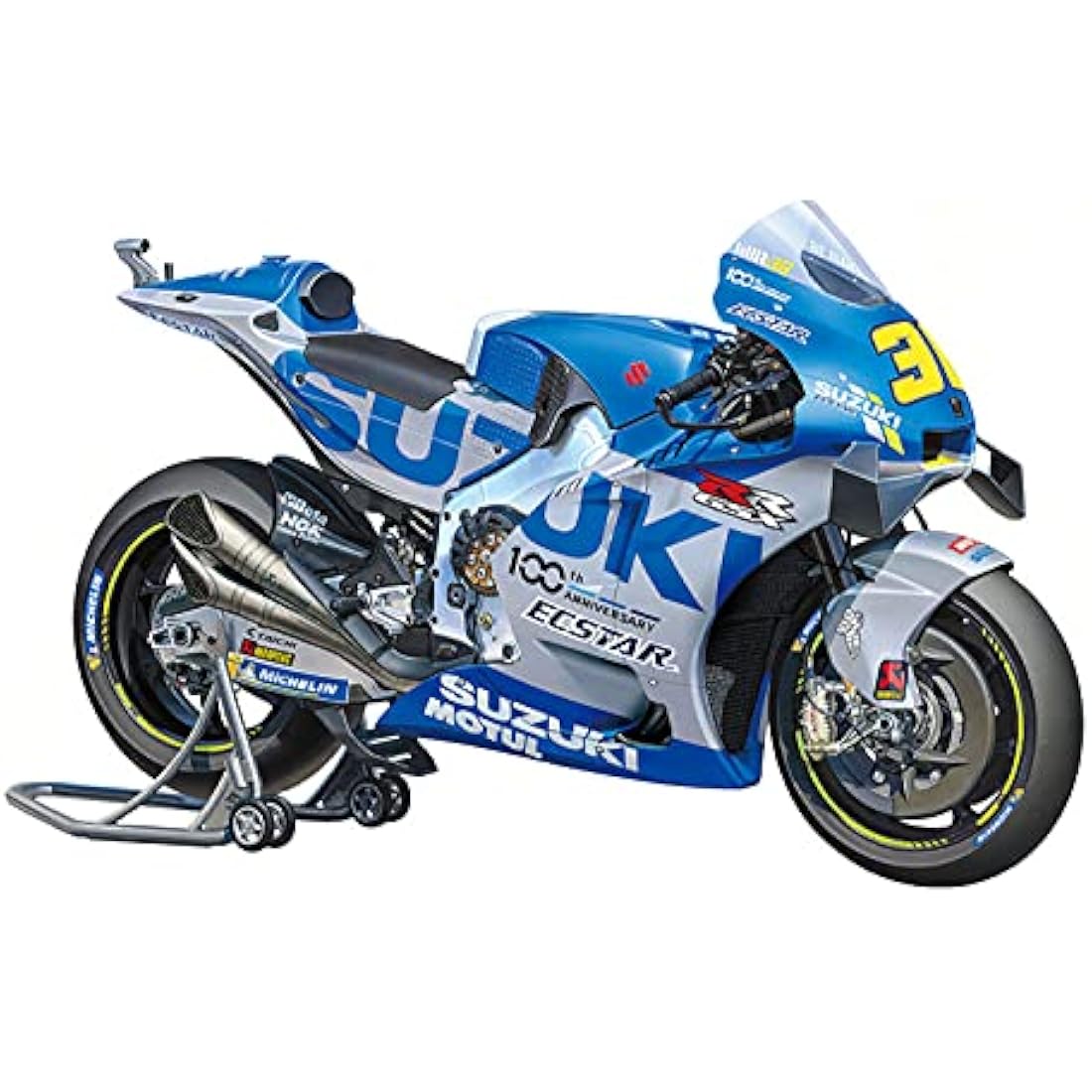 Tamiya Vehicle 14139 1:12 Team Suzuki ECSTAR GSX-RR 2020 Faithful Replica Plastic Kit, Crafts, Model Kit, Assembly, Unpainted, Multicoloured