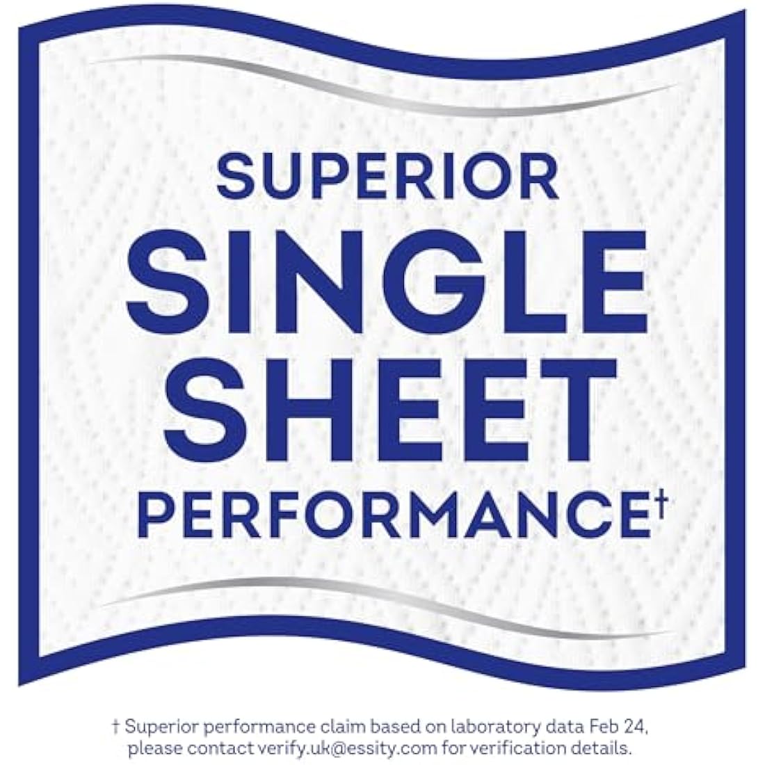 Plenty Kitchen Towel, 6 White Rolls, 600 Sheets of Kitchen Roll, 2-Ply Tissue