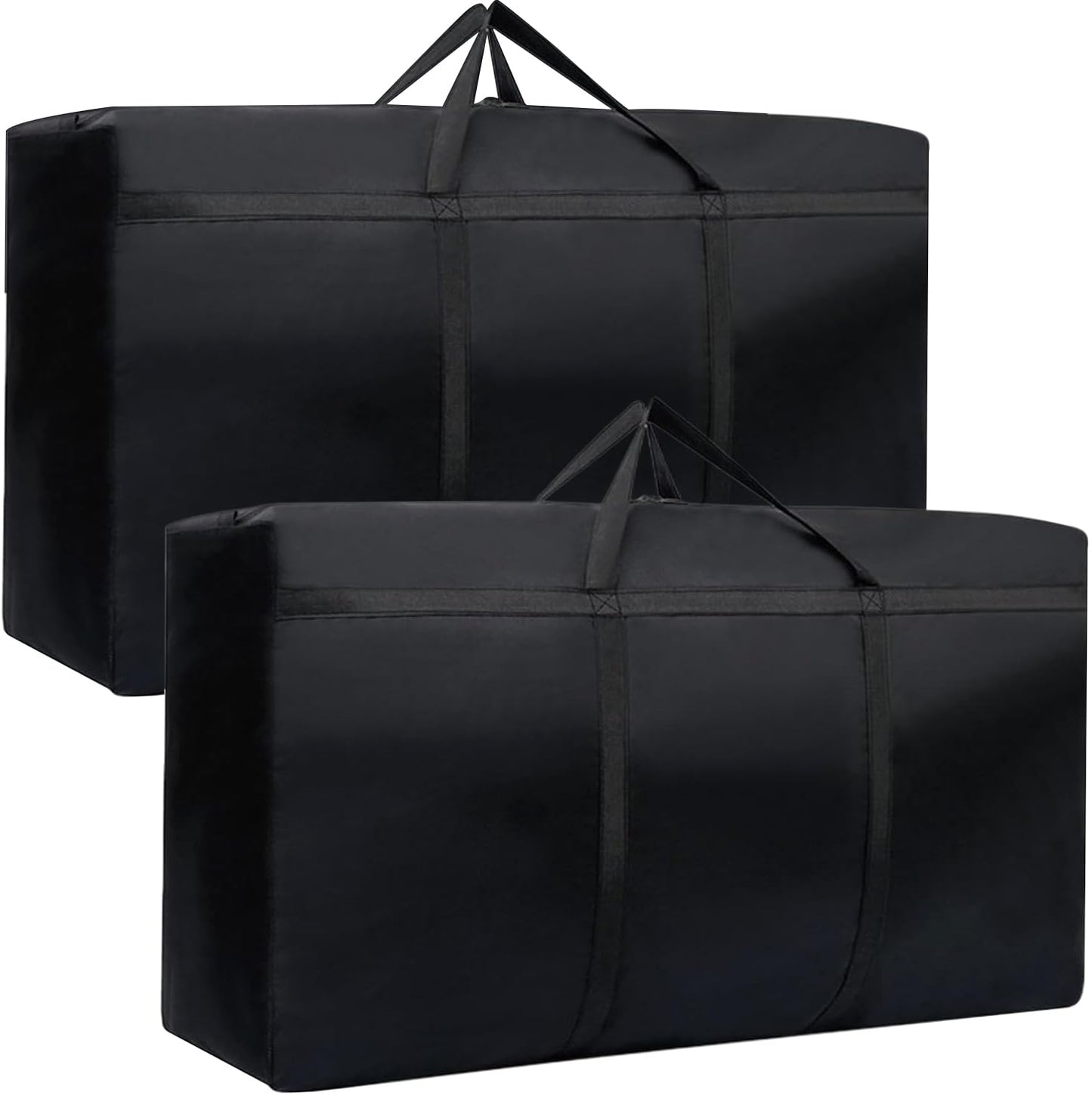 Punklong 2Pack 180L Large Moving Boxes,and Boxes for Moving House with Zipper Handles,Large Storage Bags with Strong 600D Oxford for Under Bed