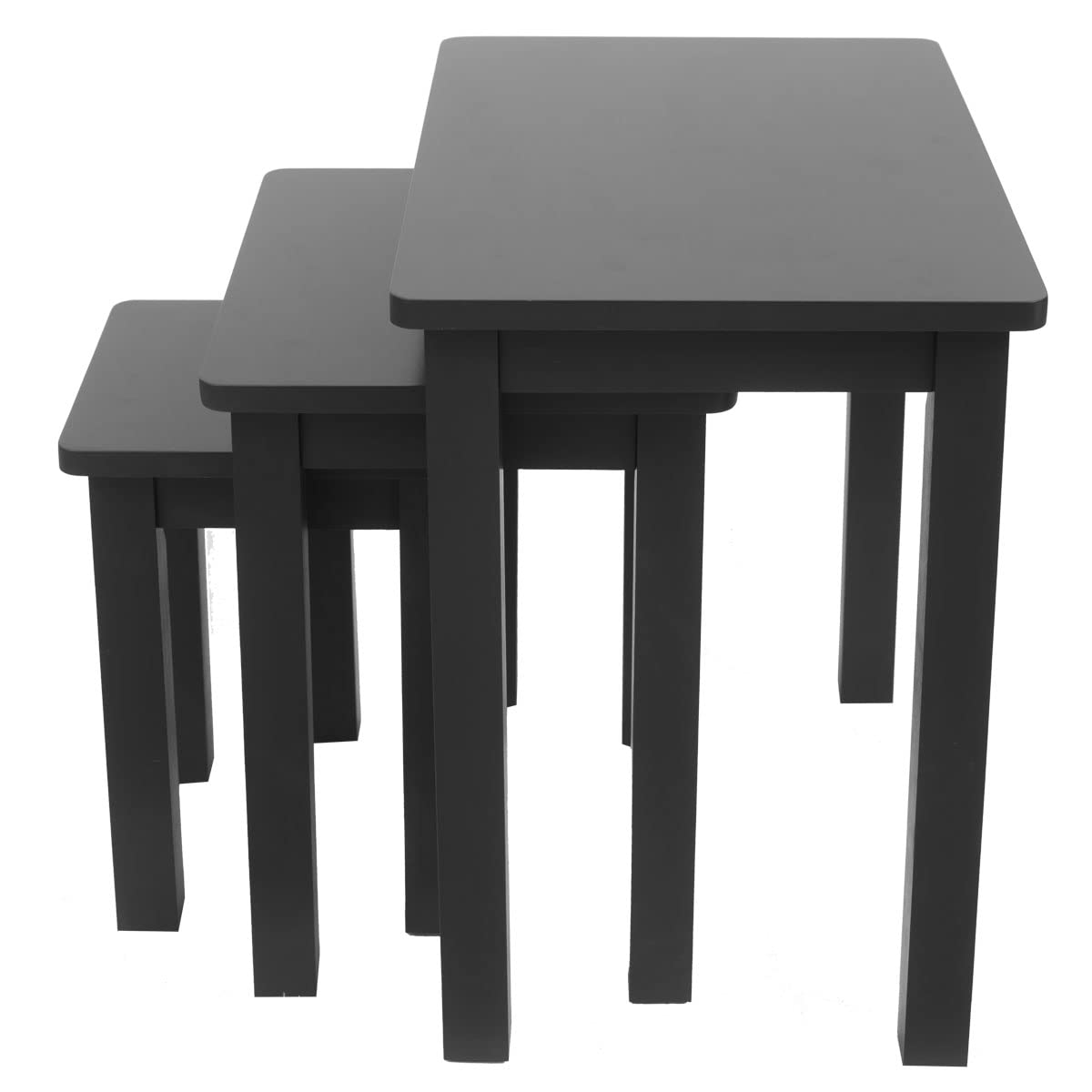 Aurotrice Nest of Table set of 3 Tables Side End Coffee Table for Home Office Living Room