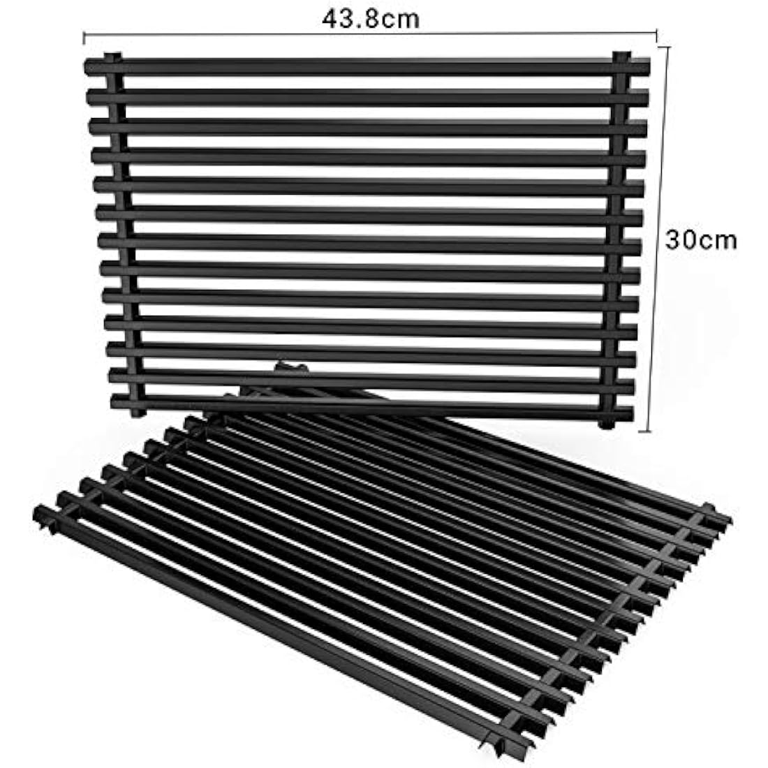 onlyfire Porcelain Enameled Steel Cooking Grates for Weber Spirit I & II 300 Series Gas Grills, Spirit 400 Series, Spirit 700, BBQ Replacement Grill Grate Fits Weber 7525/7638/7639, 2 Pcs