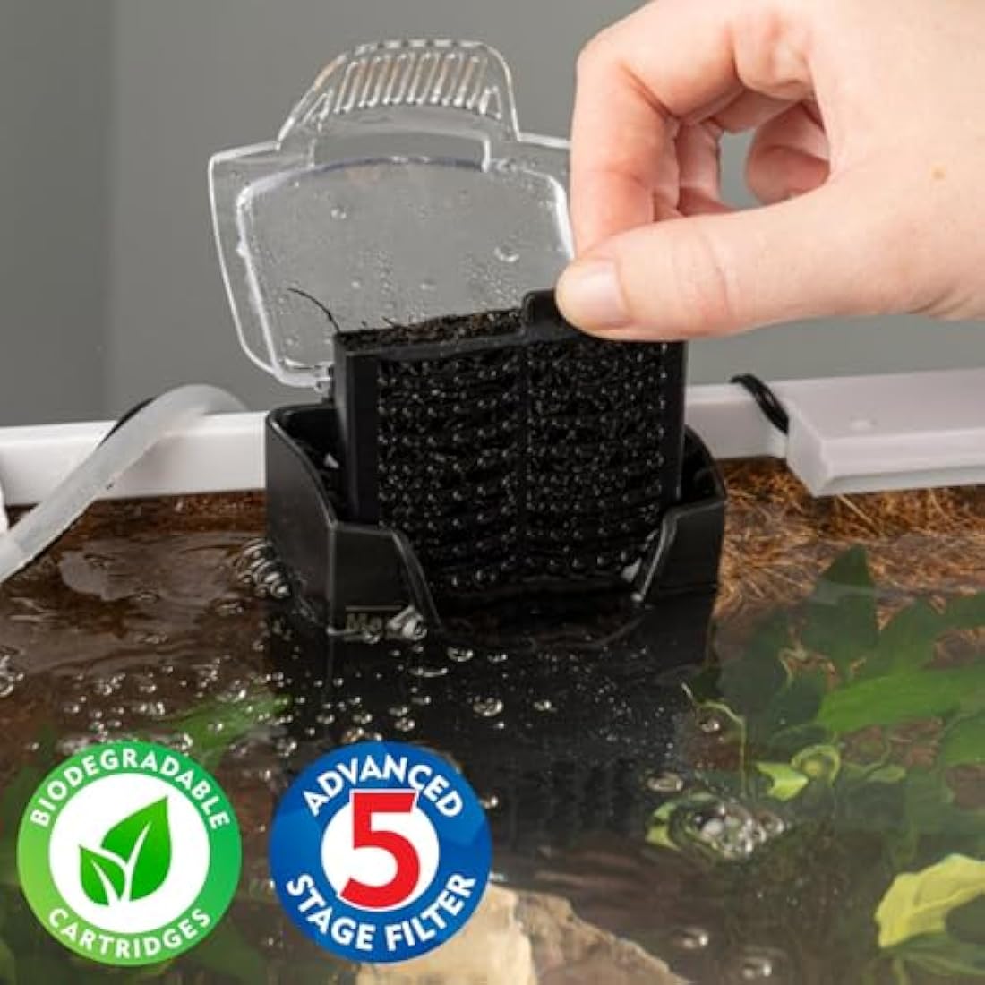 Interpet 1 Month Service Pack for the Interpet Internal Cartridge Filter CF 3 (1 x Front Coir Tech Cartridge, 1 x Back Coir Tech Cartridge)