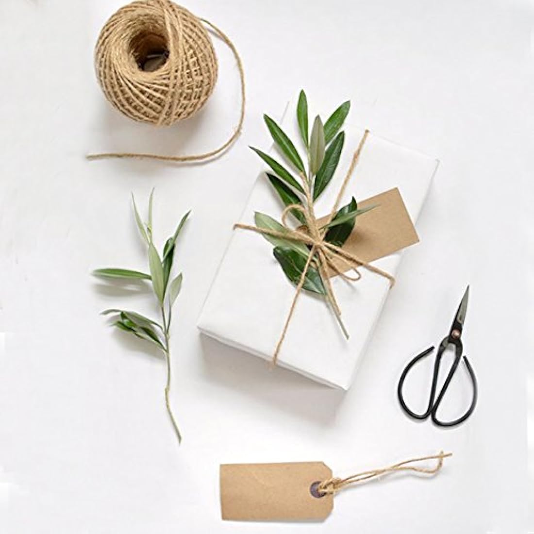 RUSPEPA White Kraft Paper Roll - 122 cm x 30 m - Recyclable Paper Perfect for Gift Wrapping, Craft, Packing, Floor Covering, Dunnage, Parcel, Table Runner