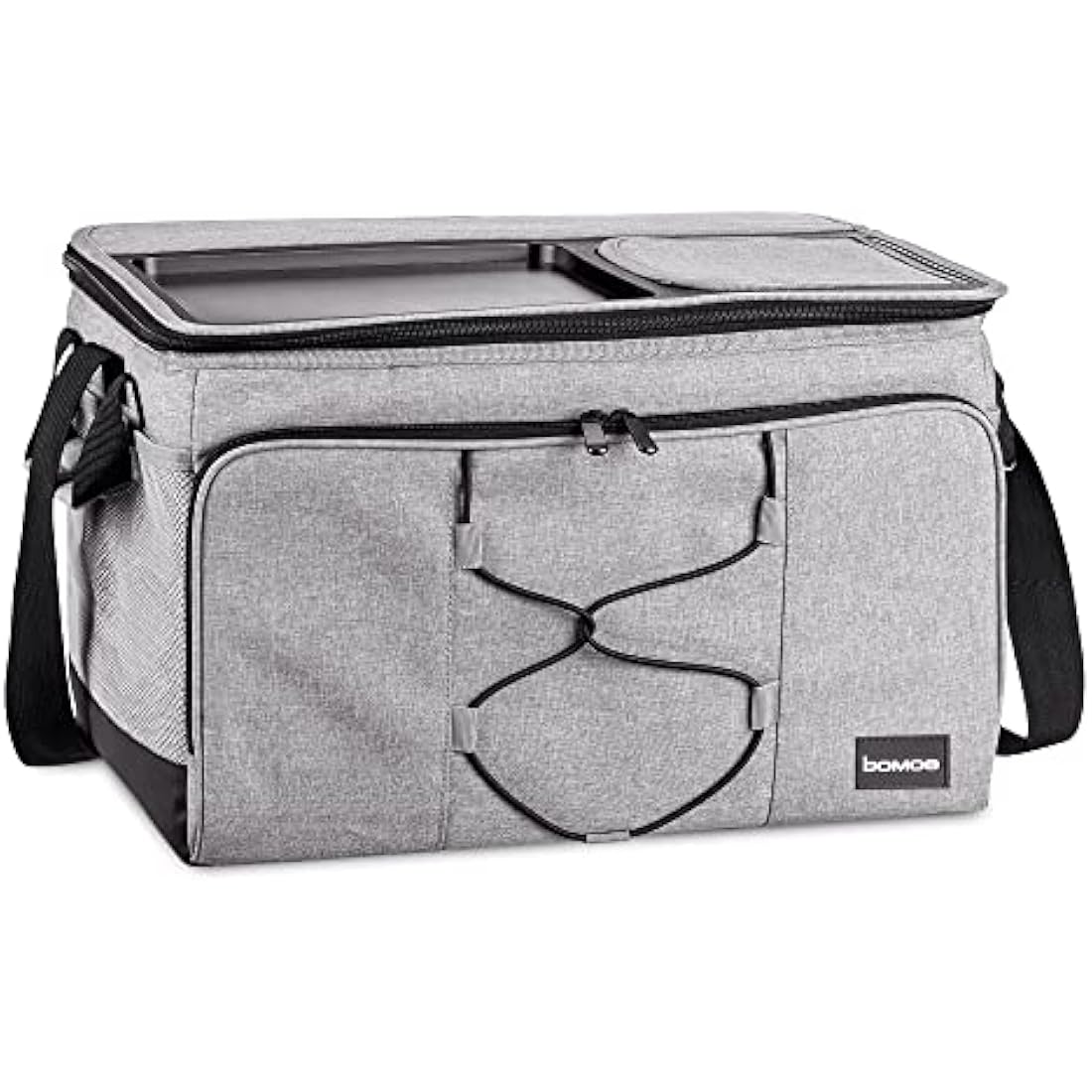 bomoe Cooler Bag Foldable – Beach Cooler Bag – Insulated Picnic Bag with 16h Cooling Function – Small Lunch Bag – Cooler Food Bag with Extra Pocket