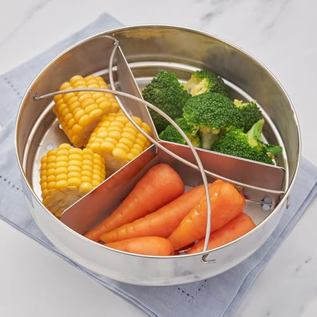 Judge Stainless Steel Pressure Cooker 5L, (25cm) With Steamer Basket, Great Healthier and Quicker Cookware, Suitable for All Hob Types