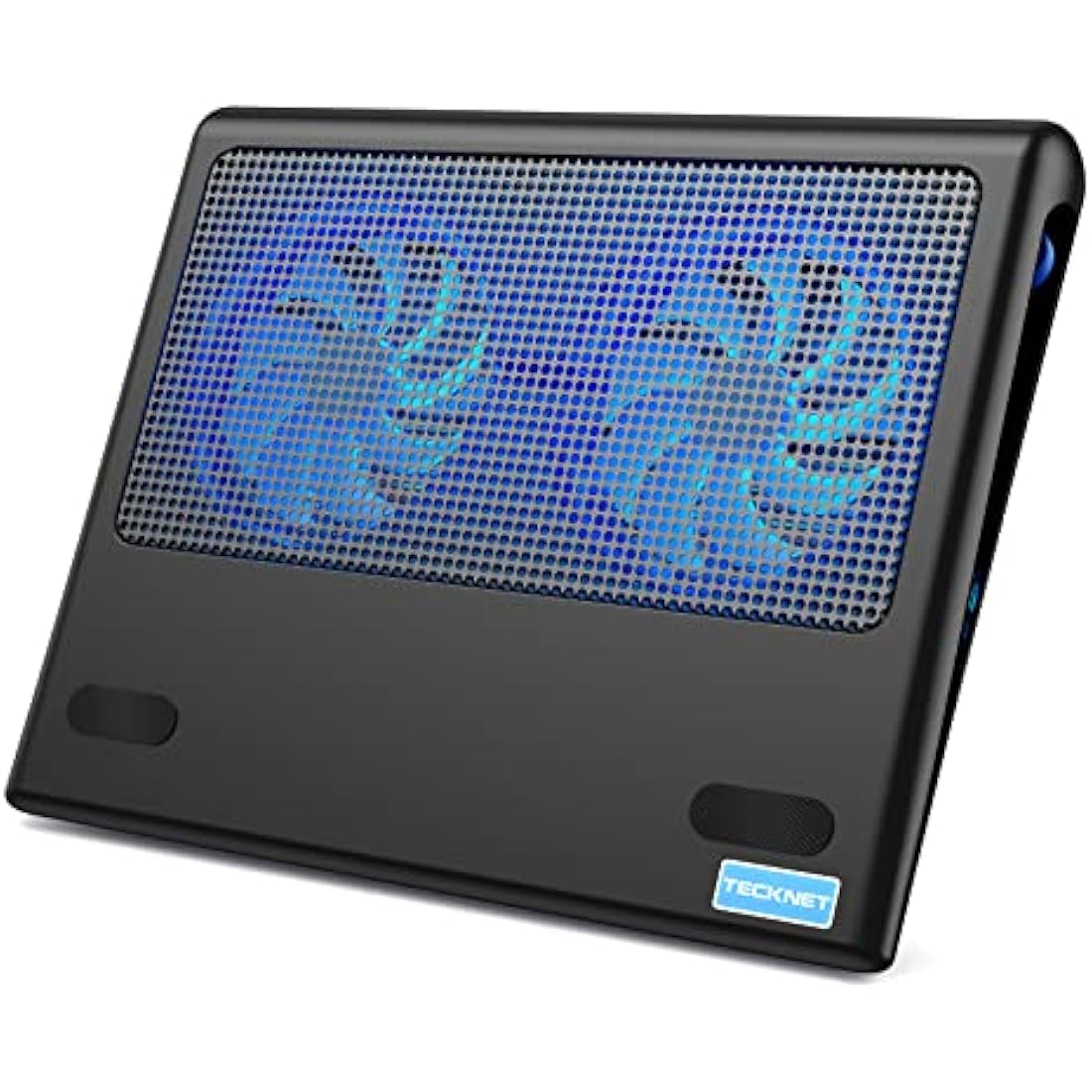 TECKNET Laptop Cooling Pad, 12"-16" Laptop Cooler with 2 Quiet Fans, Ergonomic Comfort Gaming Laptop Cooling Stand, Speed Adjustable Cooling Pad