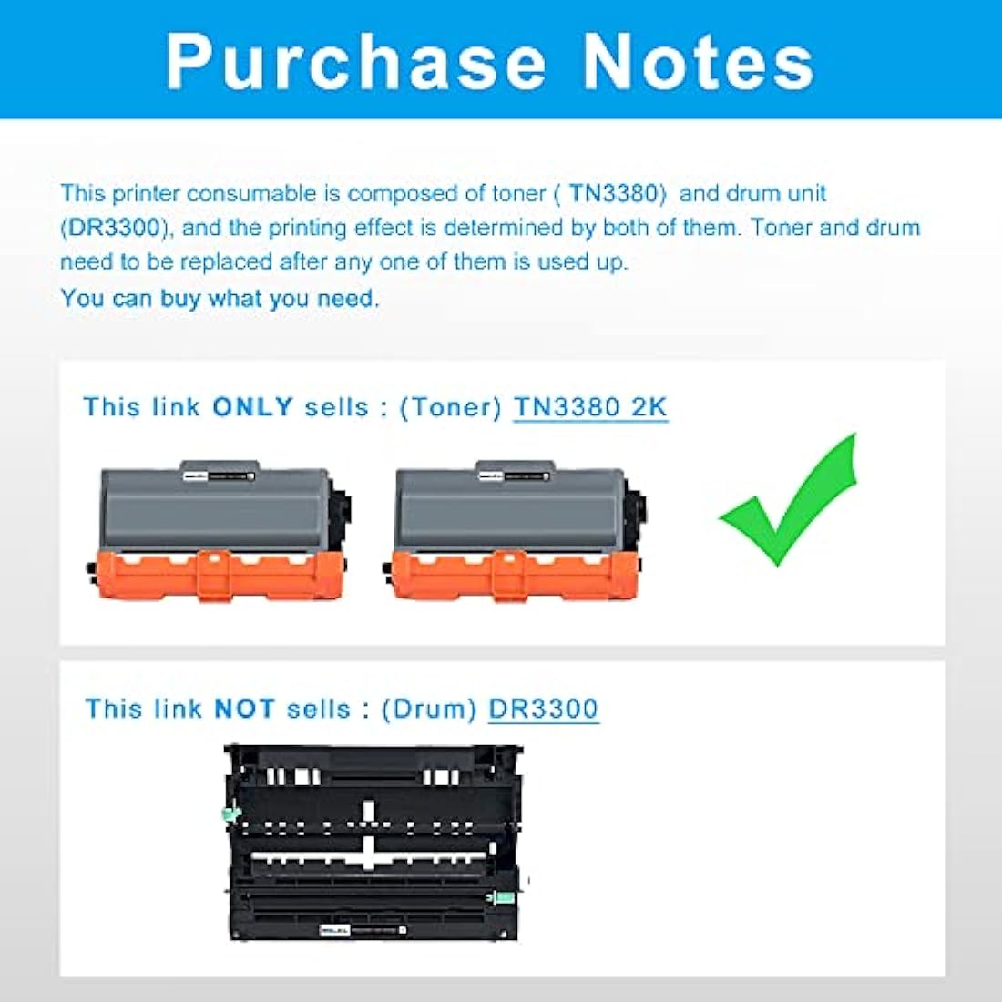 LCL Compatible Toner Cartridge TN3380 TN3330 TN-3380 TN-3330 8000 Pages (2Black) Replacement for Brother DCP-8110DN HL-5440D HL-5450DN HL-5470DN HL-5470DW HL-5470DWT HL-5480DW HL-6180DW HL-6180DUW DWT