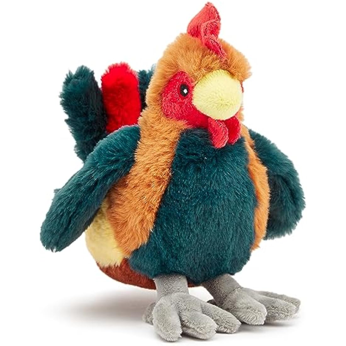 Zappi Co Cockerel Plush Toy (24 cm Length) - 100% Recycled, Eco-Friendly, Newborn Gift, Realistic Lifelike