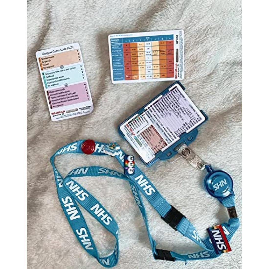 YardCard - Medical Reference Card Set: ECG, Blood Test Ranges, Glasgow Scale, SBAR, & NEWS2 | Ideal for Medical & Nursing Students, Paramedics