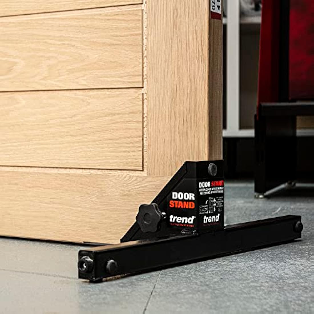 Trend Door Stand Carpentry Tool for Hinge & Door Installation, 32 - 55mm Thickness, D/STAND/A