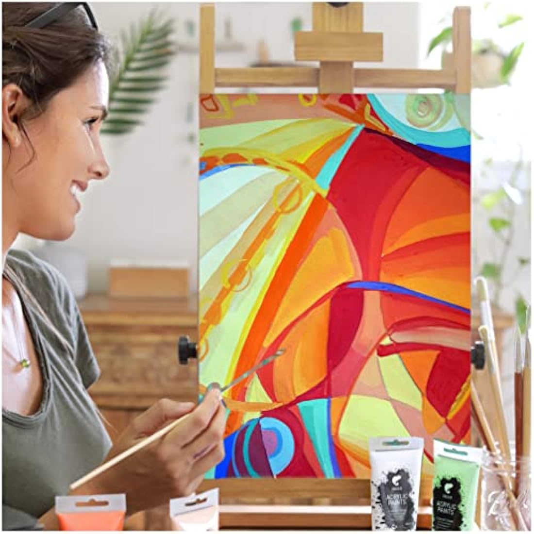 Canvas Painting Set of 28 Canvas – Multi Sizes – 13 x 18 cm, 20 x 25 cm, 24 x 30 cm, 30 x 40 cm – All Types of Painting