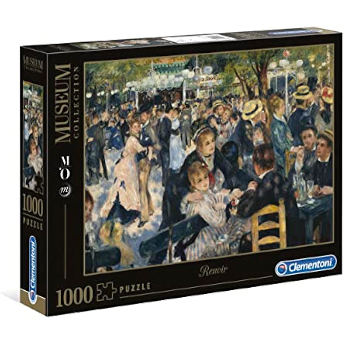 Clementoni - Museum Collection Puzzle Renoir "Dance at Le Moulin De La Galette" 1000 pieces, for Adults and Children, 14 Years old and up, 31412