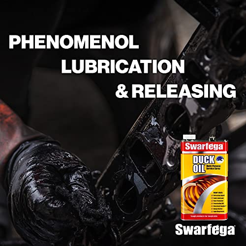 Swarfega Duck Oil Multi-Purpose Lubricant, Rust Protector, Releases Rusty Bolts, Light Degreaser, Silicone Free, 5L Can