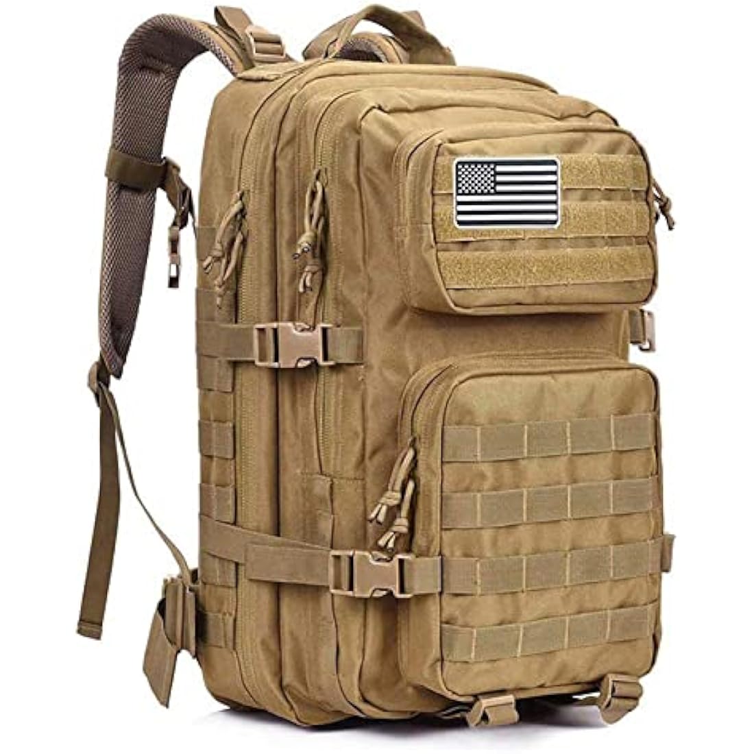 G4Free 40L Molle Backpack Large Pack Molle Shoulder Bag Rucksacks Daypack for Outdoor Hiking Camping Trekking Hunting