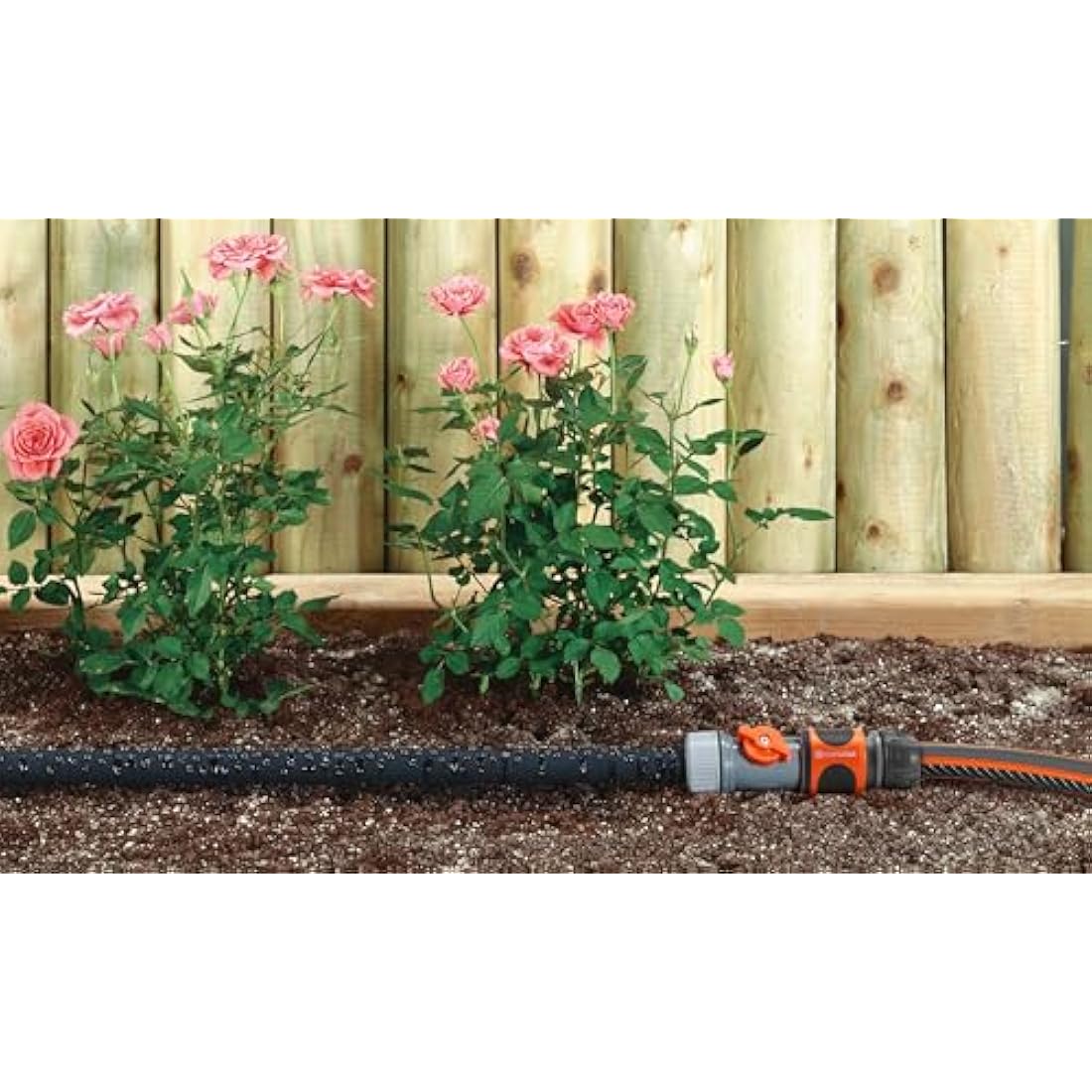 Gardena Soaker Hose: Water-Saving sprinklers for Watering Plants Rows and beds, Water Savings up to 70 Percent, Individually längenanpassbar, Easy to use, Tube Length: 7.5 m (1968-20)
