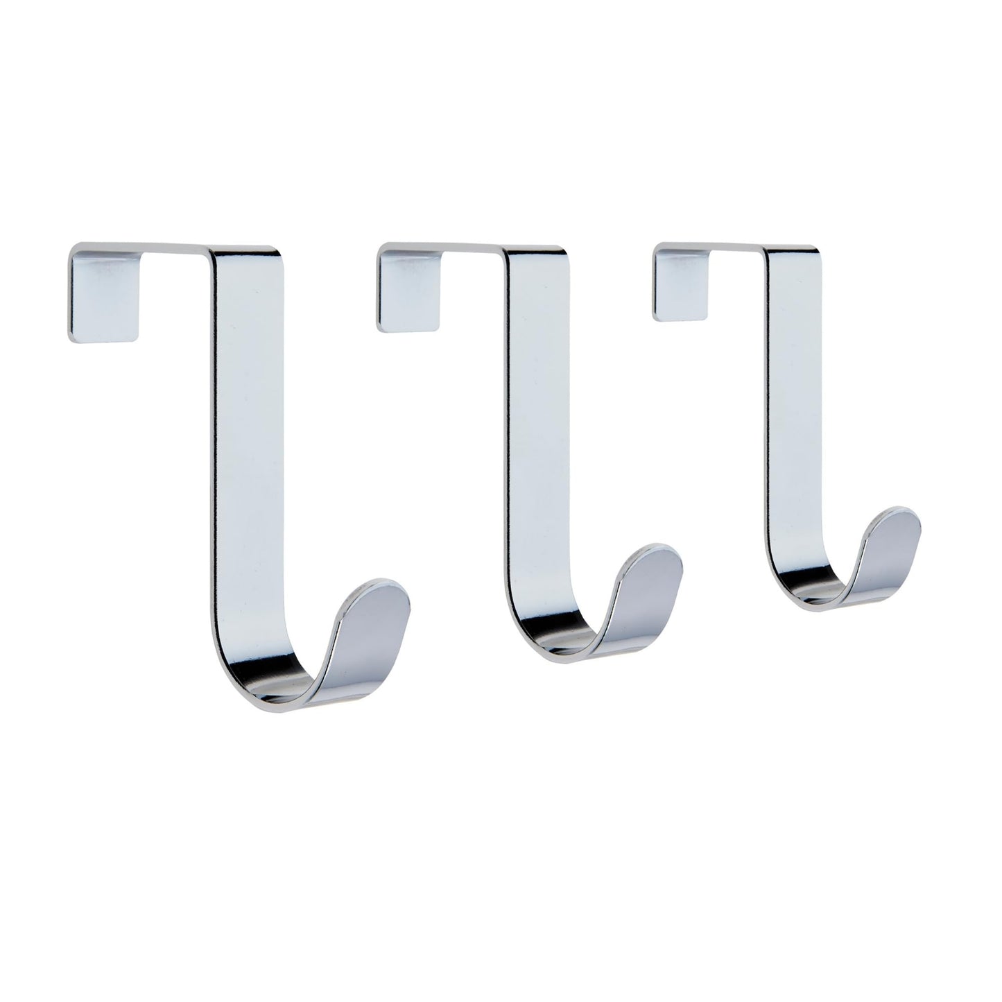 Keypak Over Door Hanger, Pack 3 Metal Hooks, Fits Doors up to 4cm