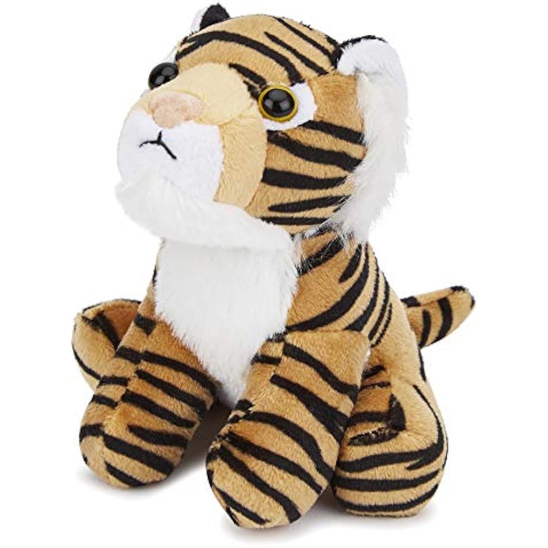 Zappi Co Children's Soft Cuddly Plush Toy Animal - Perfect Perfect Soft Snuggly Playtime Companions for Children (12-15cm /5-6") (Tiger)