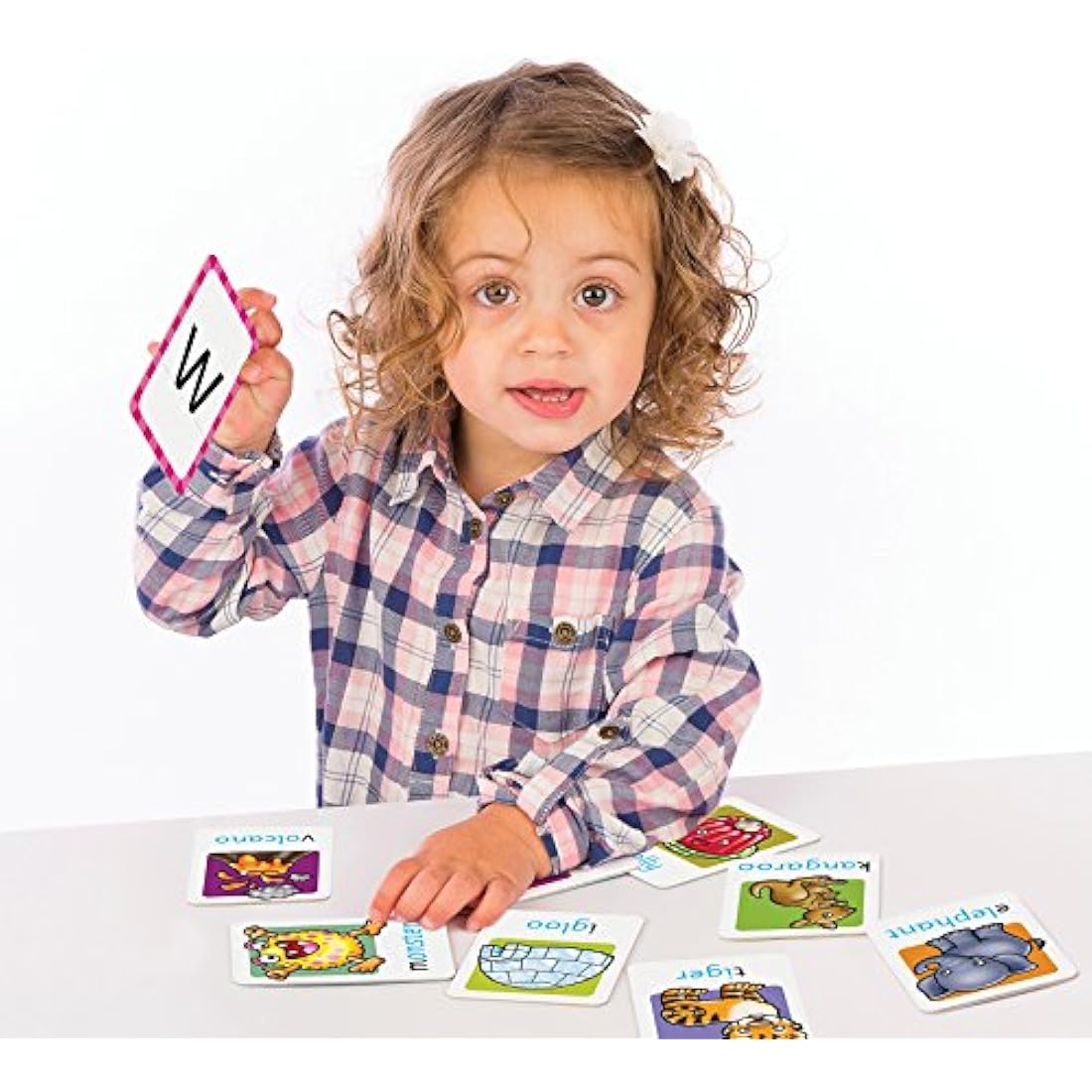 Orchard Toys Alphabet Flashcards, 26 Educational Double-sided Flashcards, Teach the Letters of the Alphabet, Perfect for Kids Age 3-7, Educational Toy, Kiwi Lime Green