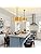 AHXIAOZN Luxury Chandelier Crystal Light, K9 Crystal Chandelier, E14 Lights for Dining Room, Kitchen, Living Room, Bedroom, Hallway, Cafe, Bar