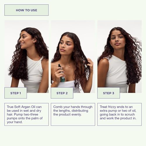 Maria Nila True Soft, For Dry Hair, Argan Oil Remoisturises & Reduces Frizz, 100% Vegan & Sulfate/Paraben free