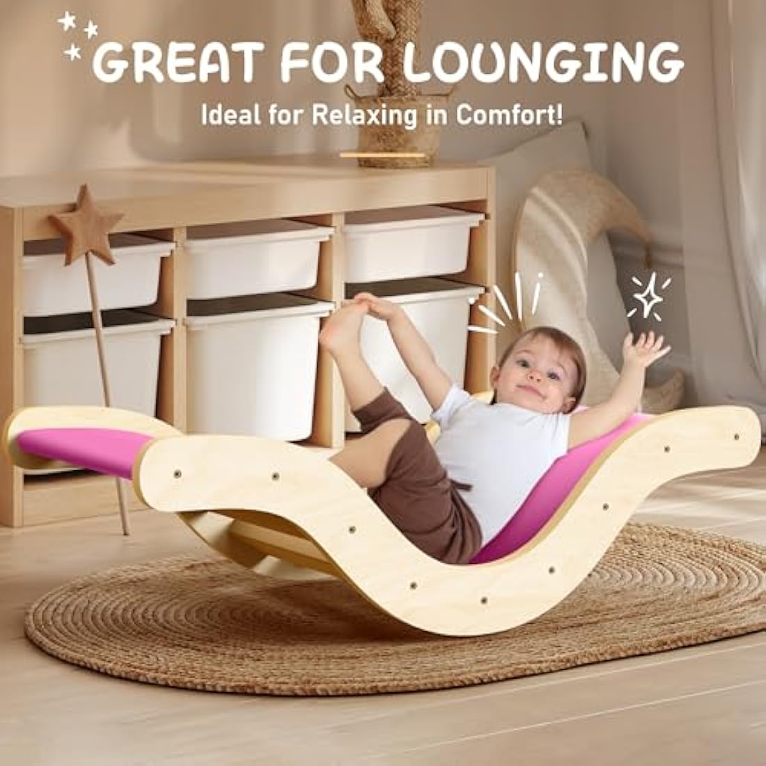 Montessori Indoor Playset: 7-in-1 Climbing Frame with Slide, Arch & Mat for Toddlers and Children (1-3 Years)