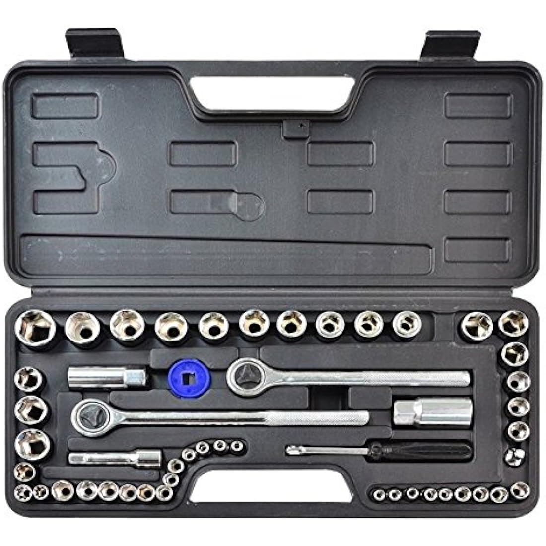 Rolson 36159 52 pc 1/4" & 1/2" Dr. Socket Set