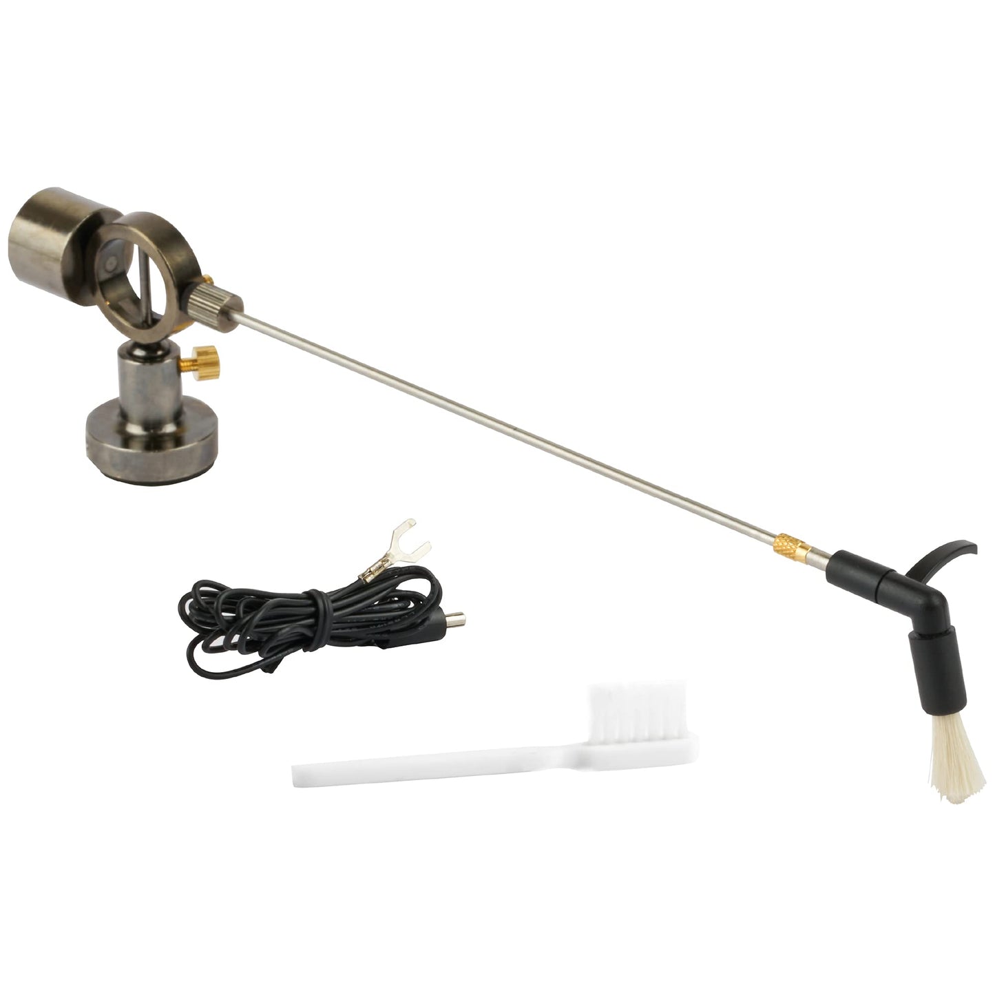 Hudson Hi-Fi Vinyl Record Cleaner Anti Static Brush - Record Cleaning Arm Brush Cleaner Antistatic LP Cleaning Brush - Turntable Cleaning Record