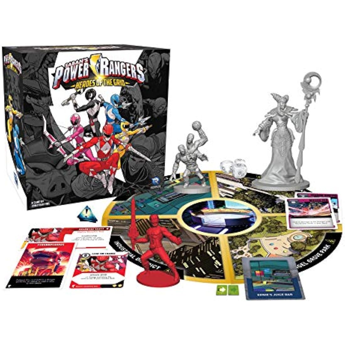 Renegade Game Studio RGS0850 Power Rangers: Heroes of The Grid, Mixed Colours