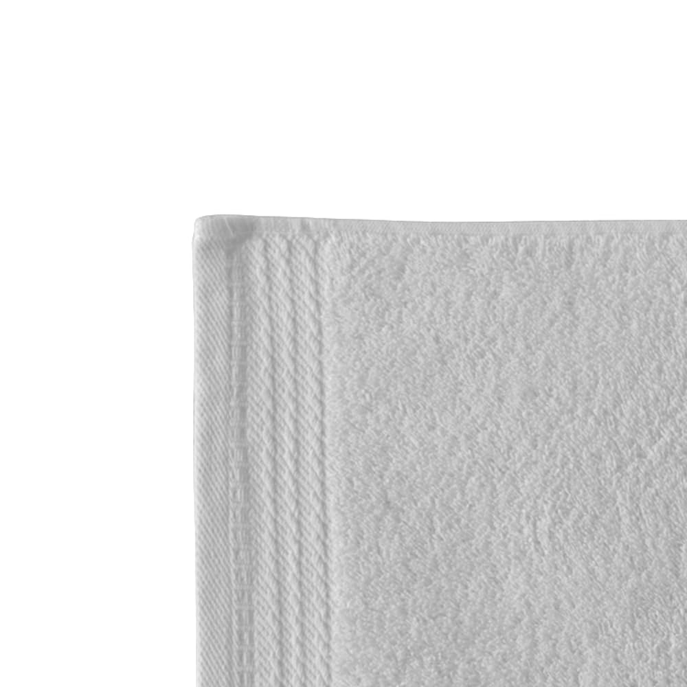 RIZO Top Towel - Set of 2 Bidet Towels - Bath Towels - Small Towels - 100% Combed Cotton - 600 g/m2 - Measure 30 x 50 cm - Silver Grey