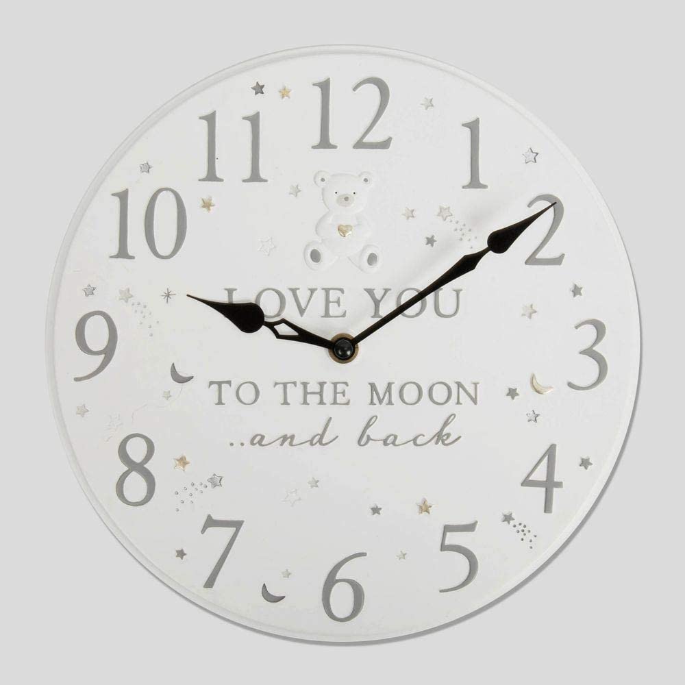 Widdop Bambino Love You To The Moon & Back Clock
