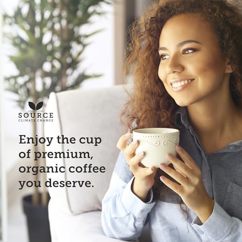 Organic Coffee Beans - Single Origin, Award Winning Medium & Dark Roast Gift Set by Source Climate Change - Ethically Sourced, Traceable & Freshly Roasted Taste Collection, 4 x 227g Coffee Bags