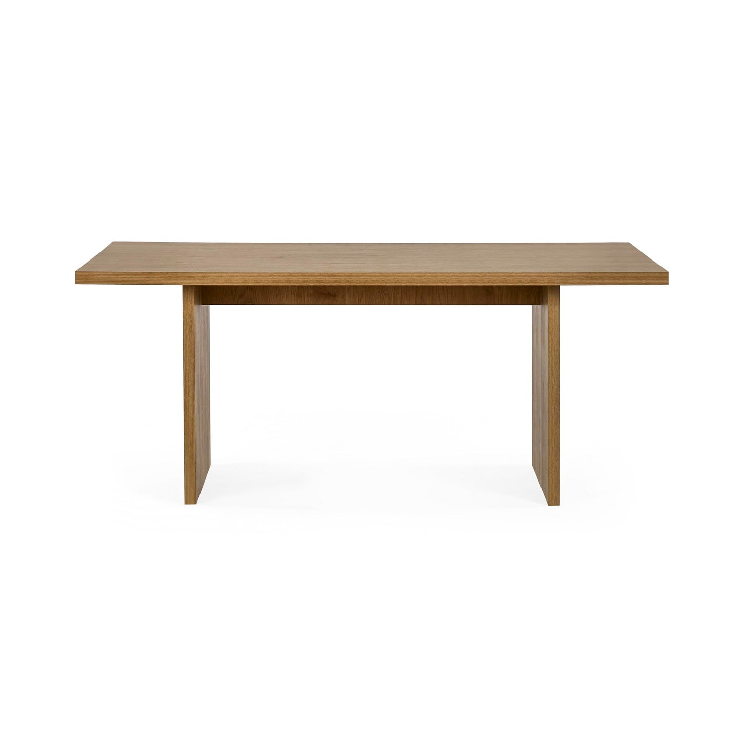 Julian Bowen Arundel Rectangular Dining Table for 4, Brown - H75xW180xD90cm