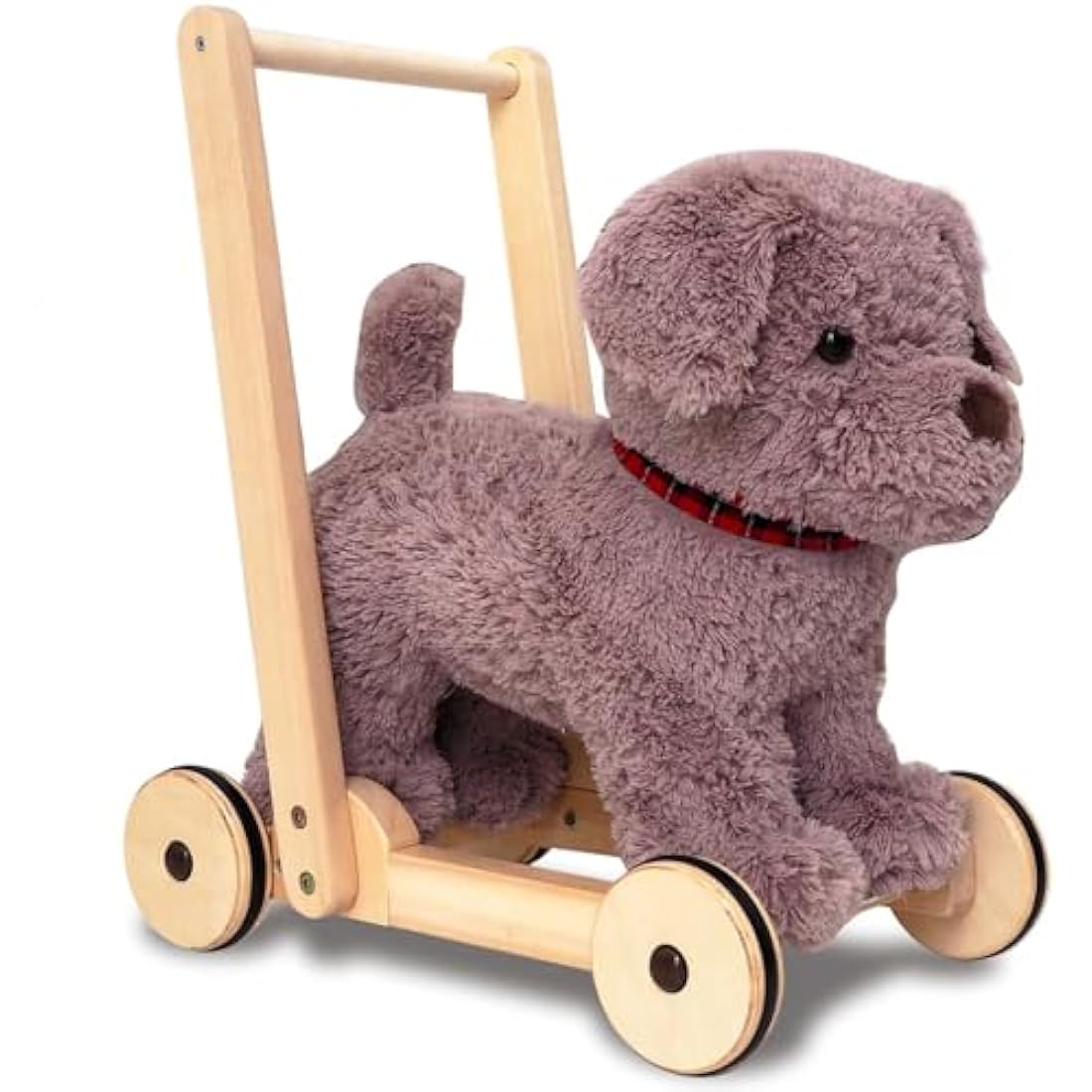 Little Bird Told Me - Bailey Dog Baby Walker/Push Along/Ride On for Toddler 12+ Months Unisex - 2-in-1 Soft Toy on Wheels, Sturdy Wooden Frame, Soft Plush Fabric - British Brand Since 2007